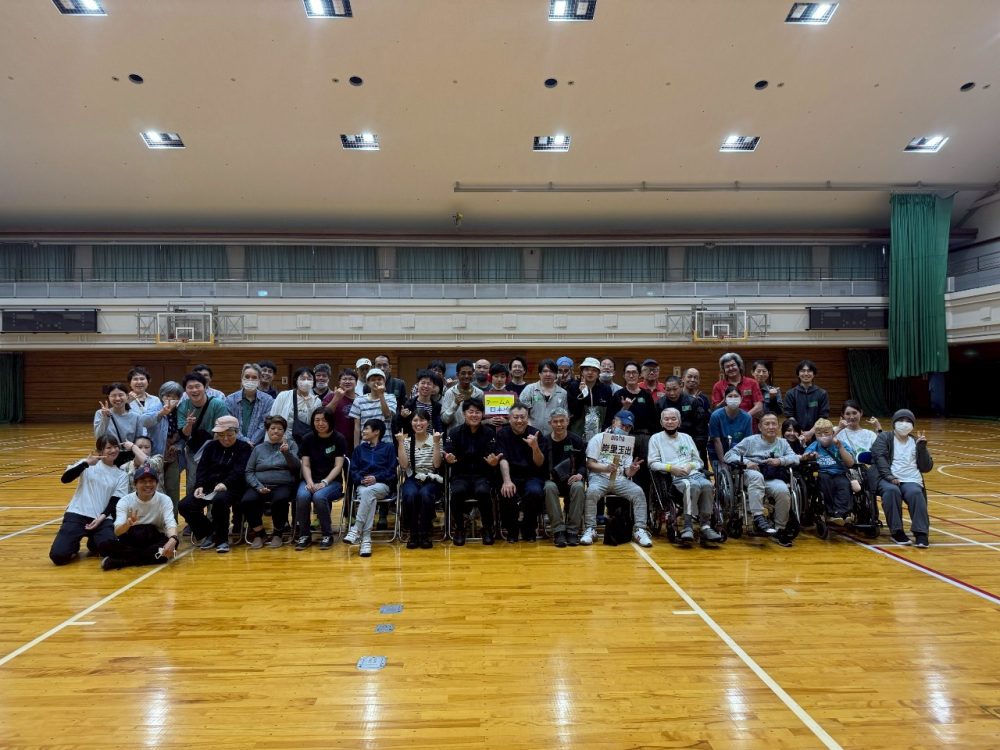就労継続支援alohaの運動会集合写真